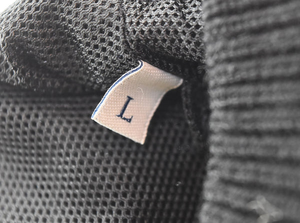 モンクレール MONCLER GENIUS 4 ジーニアス HYKE TEDDY フェイクファー ロゴパッチ プルオーバースウェット C-SCOM-21-13918 4 ジャケット ブラック Lサイズ 103MT-3381