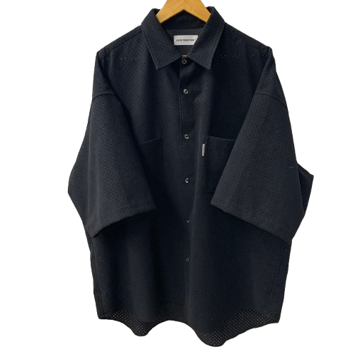 COOTIE PRODUCTIONS 半袖シャL クーティープロダクションズ COOTIE PRODUCTIONS Punching Faux Suede