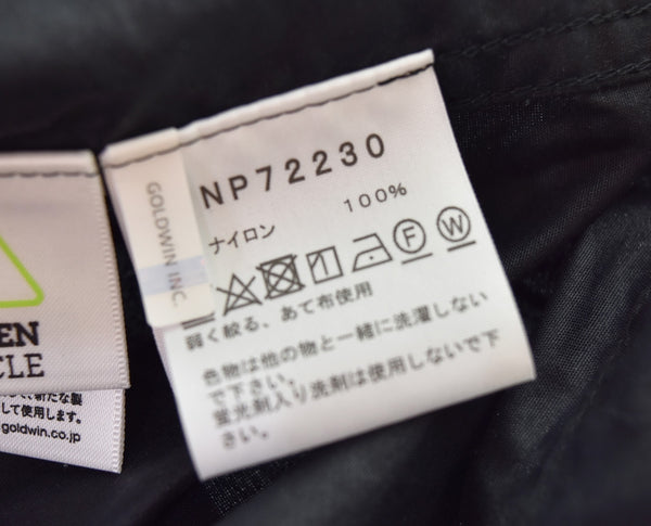 ノースフェース THE NORTH FACE  COMPACT JACKETコンパクトジャケット ウインドブレーカー マウンテンパーカー アウトドア キャンプ  NP72230 ジャケット ブラック Lサイズ 103MT-3066