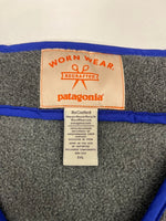 パタゴニア PATAGONIA ReCrafted Worn Wear フリースカーディガン 日本未発売 パッチワーク USA製 16000FA19 XXL カーディガン グレー 101MT-4805