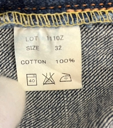 フルカウント FULLCOUNT Tapered Denim テーパード デニムパンツ 1110Z デニム ネイビー W32×L34 101MB-608