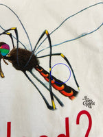 ヴィンテージ vintage 90s ©1999 Mosquito got Blood? TOM GRIFFIN アートTシャツ プリント  XL Tシャツ ホワイト LLサイズ 101MT-4675