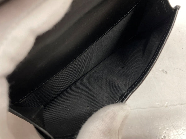 ジバンシィ GIVENCHY MINI WALLET ミニ ウォレット 二つ折り財布 メタル ミニ財布 コンパクト カード コイン ケース 黒 BB60GZB15S 001 財布・ケース メンズ財布 ロゴ ブラック 104W-22