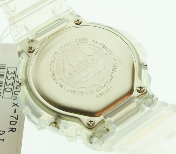 ジーショック G-SHOCK 40th Anniversary CLEAR REMIX 40周年記念モデル クリアスケルトン DW-6940RX メンズ腕時計透明 103T-51