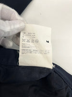 コムデギャルソン COMME des GARCONS COMME des GARCONS SHIRT フランス製 切り替えダブルニー ウールパンツ 紺 S20160 スラックス ネイビー XS 101MB-767