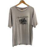 ハーレーダビッドソン Harley-Davidson 00's An American Edition MORTERCYCLE イーグル モーターサイクル バイク バーアンドシールドロゴ 両面 プリント - Tシャツ ブラウン 101MT-4540