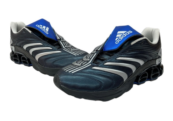 アディダス adidas 24年製 × atmos アトモス PREDATOR MEGARIDE プレデター メガライド サッカー シューズ 青 黒 JQ2579 メンズ靴 スニーカー ブラック 27cm 104S-909