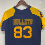 【曜日割引対象外】 チャンピオン Champion 70's 80's バータグ USA製 BULLETS ナンバリング Tシャツ ネイビー Lサイズ 201MT-4219 VB