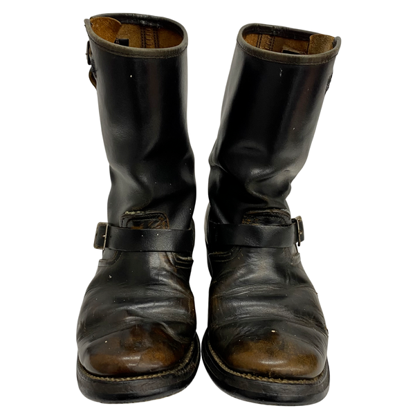 【曜日割引対象外】 ヴィンテージ vintage 40's 50's US.ARMY エンジニアブーツ メンズ靴 ブーツ エンジニア ブラック 201-shoes1376 VB