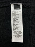 ディーゼル DIESEL K-RUSHIS SWEATER スウェット切替 セーター ニット ハトメ 長袖 黒 セーター 無地 ブラック Mサイズ 104MT-1603