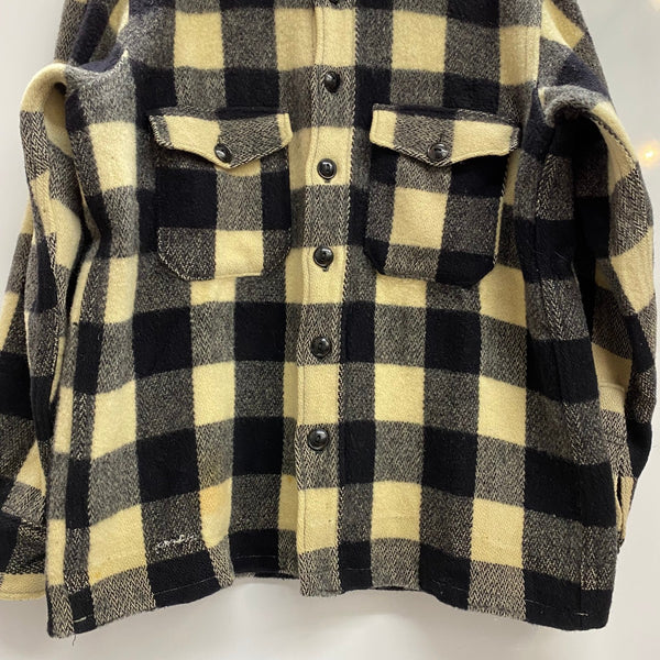 【曜日割引対象外】 ウールリッチ WOOLRICH 50's CPOジャケット ウール バッファローチェック ジャケット ブラック 15サイズ 201MT-4277 VB