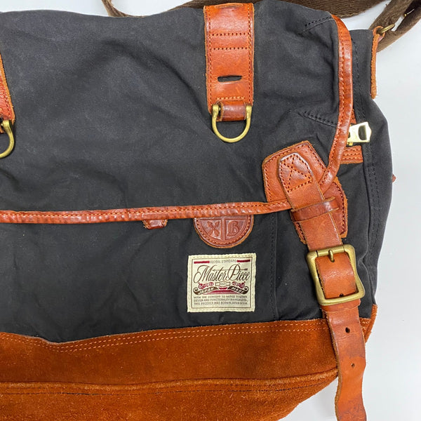 マスターピース MASTERPIECE x Smith Butler レザー 1661 バッグ メンズバッグ ショルダーバッグ・メッセンジャーバッグ ブラック 201goods-773