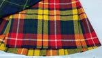 ラルフローレン RalphLauren POLO 現行タグ Plaid woolen skirt プラッド ウールン 巻きスカート ラップスカート ウール 毛 ベルト グリーン 緑 レッド 赤  黄色 SIZE0 211843300001 スカート チェック マルチカラー 104LB-38