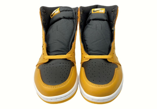 ナイキ NIKE 21年製 AIR JORDAN 1 RETRO HIGH OG POLLEN エア ジョーダン レトロ ハイ パラン AJ1 黄 黒 555088-701 メンズ靴 スニーカー イエロー 28.5cm 104-shoes522