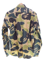 アベイシングエイプ A BATHING APE  猿カモフラ 迷彩柄 長袖シャツ 黄色 長袖シャツ イエロー Sサイズ 103MT-2248