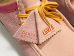 クラークス Clarks ORIGINALS x Levi's リーバイス Wallabee ワラビー ピンクコンビ 23514 26160322 メンズ靴 その他 ピンク 27cm 101-shoes1509