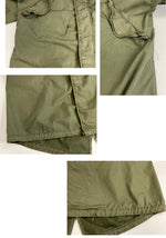 ミリタリー military 60's 60年代 US.ARMY 米軍 実物 M-51 ミリタリージャケット モッズコート フーデッドコート フィッシュテール VINTAGE ヴィンテージ SMALL コート カーキ Sサイズ 101MT-4903