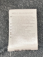 ウィンダンシー WIND AND SEA SEA CHENILLE EMB SULFUR CREW NECK  スウェット トレーナー ウォッシュ加工 灰色 WDS-O-SIG-24-Q2-CS-01 スウェット 刺繍 グレー Lサイズ 104MT-1569