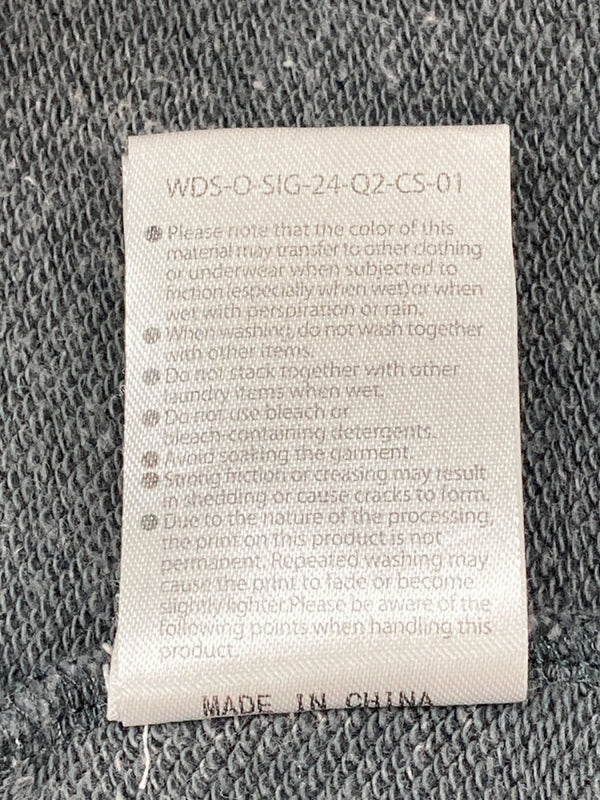 ウィンダンシー WIND AND SEA SEA CHENILLE EMB SULFUR CREW NECK  スウェット トレーナー ウォッシュ加工 灰色 WDS-O-SIG-24-Q2-CS-01 スウェット 刺繍 グレー Lサイズ 104MT-1569