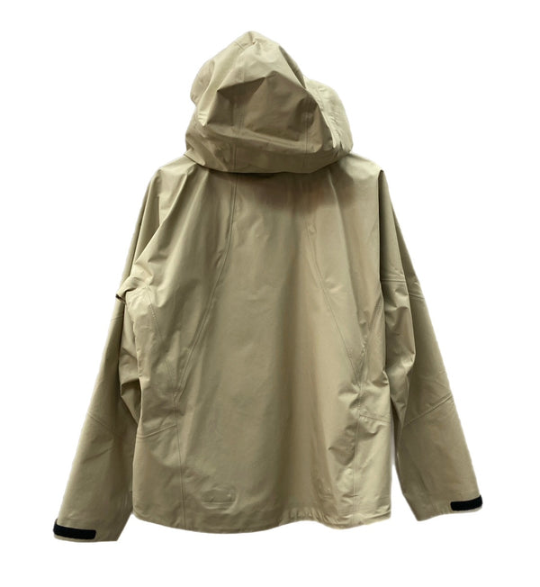 ゴールドウィン Goldwin GORE-TEX Fly Air Jacket ゴアテックス フライ エアー ジャケット マウンテンパーカー ナイロンジャケット アウトドア  GM01301P ジャケット ロゴ ベージュ Sサイズ 104MT-1586