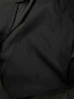 ヨウジヤマモト Yohji Yamamoto POUR HOMME TWO TUCK PANTS 2 タック パンツ シワギャバ ボトムス ジップフライ 黒 無地 HX-P17-100 スラックス ブラック サイズ 2 104MB-248