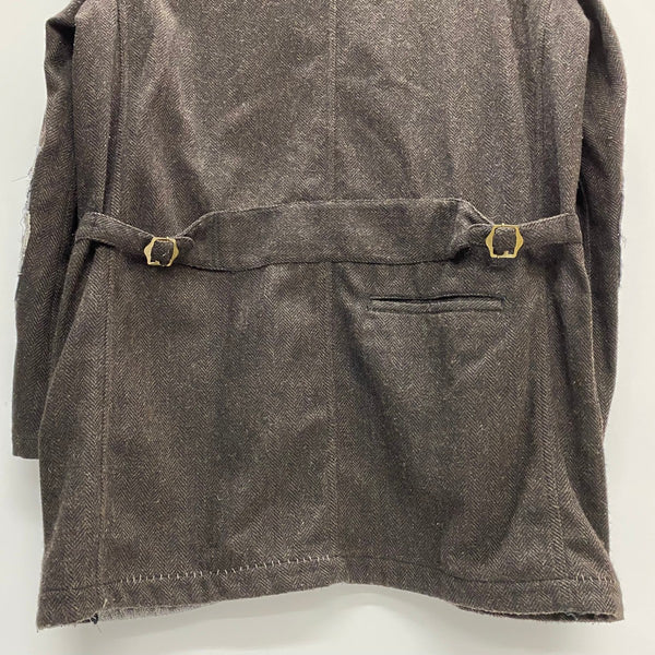 【曜日割引対象外】 ファンセットオブアート FUNSET OF ART MARIN COUNTY MADE カバーオール ウールジャケット コート ブラウン Lサイズ 201MT-4300 VB