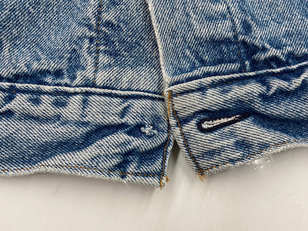 リーバイス Levi's 80s 80年代 71506 USA製 デニムジャケット トラッカージャケット Gジャン アウター サイズ 40L ジャケット 無地 ブルー 104MT-2179