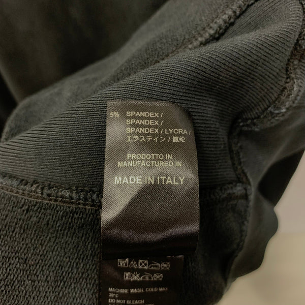 イージー YEEZY SEASON 4 袖プリント KW4C203 スウェット ブラック XLサイズ 201MT-4258