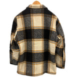 ヴィンテージ vintage 50's 50年代 Hall American SPORTSWEAR Robert Hall ウール系 チェック スポーツジャケット スイングトップ ブルゾン SERVAL ZIP   42 ジャケット ベージュ 101MT-5079