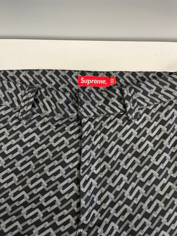 シュプリーム SUPREME Chain S Logo Work Pant Sロゴ ワークパンツ ボトムスその他 ブラック サイズ32 101MB-757