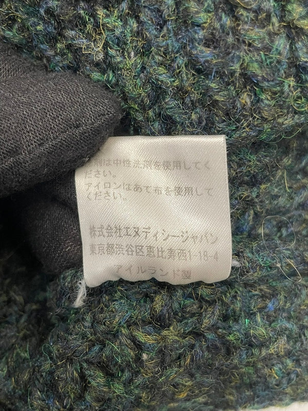 アテナデザイン Athena Designs ポップコーン編み ニット セーター グリーン 601LT-25