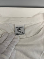 パタゴニア PATAGONIA 90s～ Vintage ヴィンテージ Beneficial T's USA製 グラフィック バックプリント ロングスリーブ 長袖カットソー 白 XL ロンT ホワイト LLサイズ 101MT-4781