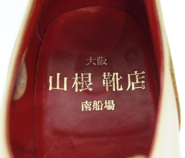 ヤマネクツテン 山根靴店  Uチップブーツ ローカット シューズ 2007 メンズ靴 その他 ベージュ 25cm 103S-1228