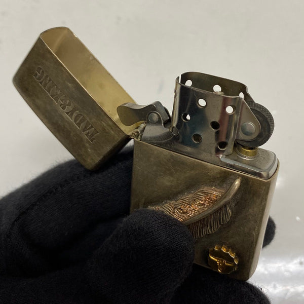 【中古】タディアンドキング TADY&KING Zippo シルバー フェザー ロングホーン メンズジュエリー・アクセサリー その他 シルバー 201goods-816