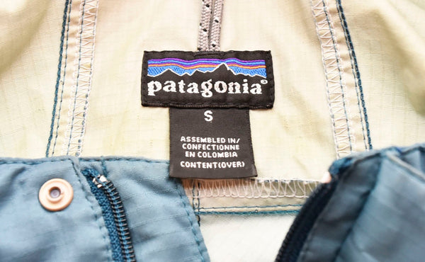 パタゴニア PATAGONIA 90s ニューマティックプルオーバージャケット アノラック 83113 ジャケット ブルー Sサイズ 103MT-1299