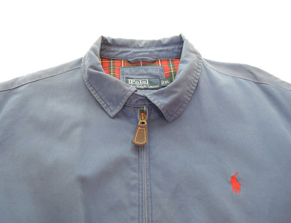 ラルフローレン RalphLauren スウィングトップ ブルゾン チンストラップ ジャケット ブルー LLサイズ 103MT-3093