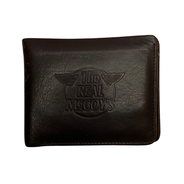【曜日割引対象外】 リアルマッコイズ THE REAL McCOY'S 二つ折り財布 レザー 財布・ケース メンズ財布 ブラウン 201goods-686 VB