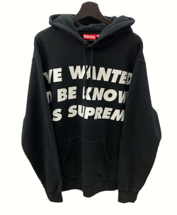 シュプリーム SUPREME 20SS Known As Hooded Sweat Shirt ノウン アズ フーデッド スウェットシャツ プルオーバー パーカー フーディ BLACK 黒 XL パーカ プリント ブラック 104MT-747