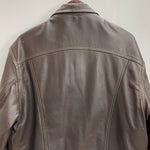 【曜日割引対象外】 リーバイス Levi's 90's LEATHER TRUCKER JACKET 70345-83-F94-153 ジャケット ブラウン Lサイズ 201MT-4094 VB