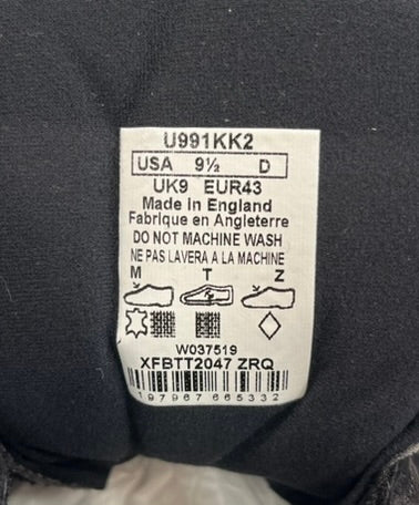 ニューバランス new balance 991V2 Triple Black トリプルブラック 黒 U991KK2 メンズ靴 スニーカー ブラック 27.5cm 101sh-2269