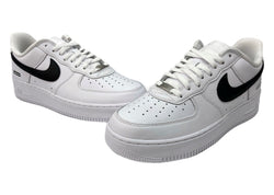 ナイキ NIKE 25年製 × SUPREME シュプリーム AIR FORCE 1 LOW エア フォース ロー AF1 スケボー シューズ 白 黒 CU9225-102 メンズ靴 スニーカー ホワイト 27.5cm 104S-1001