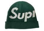 シュプリーム SUPREME BIG LOGO BEANIE ビッグ ロゴ ビーニー ニット帽 帽子 緑 帽子 メンズ帽子 ニット帽 ロゴ グリーン フリーサイズ 104H-55