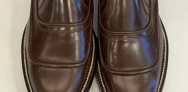 ジュビリーシューズ JUBILEE SHOSE レザー スリッポン 茶 7701 メンズ靴 ローファー ブラウン サイズ8 101sh-2326