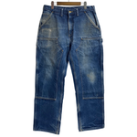 【曜日割引対象外】 カーハート Carhartt デニム ダブルニー ペインター カーゴパンツ ブルー W34サイズ 201MB-1154 VB
