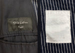 スティレラティーノ STILE LATINO TAILORED JACKET テーラード ジャケット シングル ブレザー 紺 サイズ 44 ジャケット ストライプ ネイビー 104MT-2134