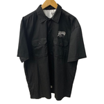 ディッキーズ Dickies RHC Ron Herman THE HIGH PRFORMERS ワークシャツ 231M20RH01 半袖シャツ ブラック Lサイズ 201MT-4327