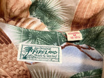 サンサーフ SUN SURF FIRELAND ファイアランド アロハシャツ 鷹 富士 半袖  半袖シャツ 総柄 ベージュ Mサイズ 101MT-2622
