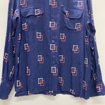 【曜日割引対象外】 グルービンハイ GROOVIN' HIGH The GROOVIN HIGH 長袖シャツ ネイビー Lサイズ 201MT-4213 VB