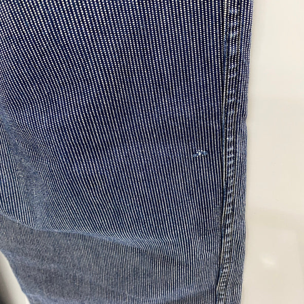 【曜日割引対象外】 リアルマッコイズ JOE McCOY 旧マッコイズ 8HOUR UNION ウォバッシュ ヒッコリー ボトムスその他 ブルー 32-36サイズ 201MB-1167 VB