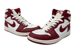 ナイキ NIKE 24年製 AIR JORDAN 1 RETRO HIGH OG TEAM RED エア ジョーダン レトロ ハイ チーム レッド AJ1 シューズ 白 赤 DZ5485-160 メンズ靴 スニーカー レッド 27cm 104S-967